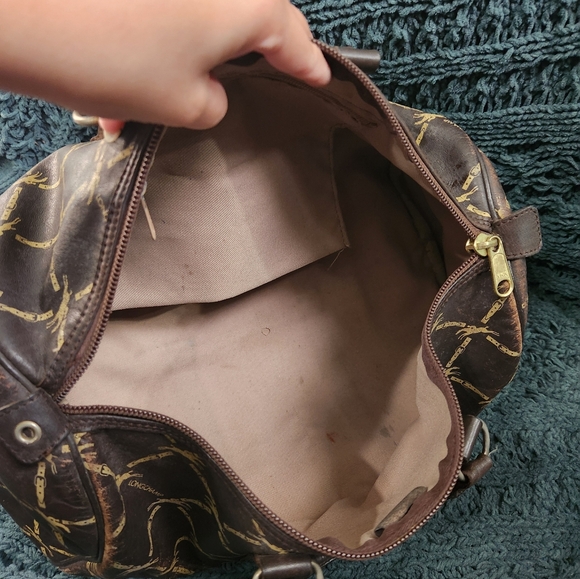 Vintage Longchamp Brown Mini Boston Bag - Picture 10 of 15